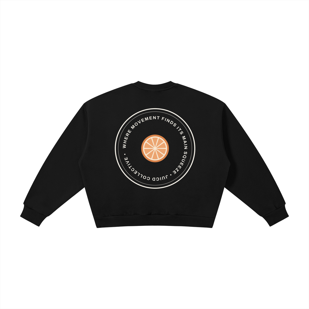 Wanna be my main squeeze white text: Boxy Fleece Crewneck Sweatshirt