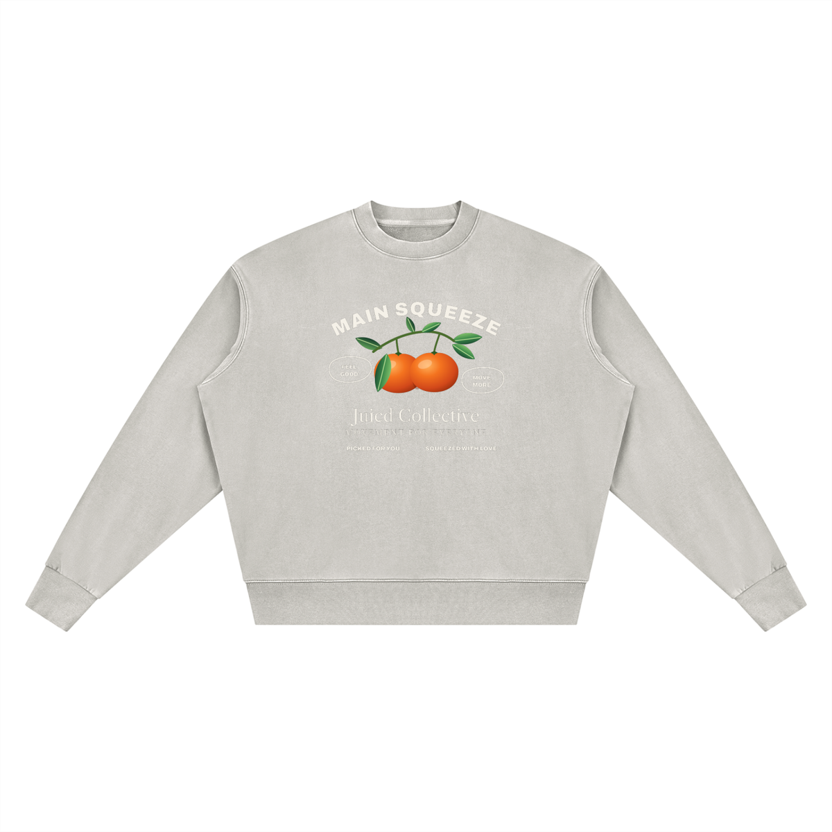 Feel Good Move More Vintage Wash Crewneck Sweatshirt