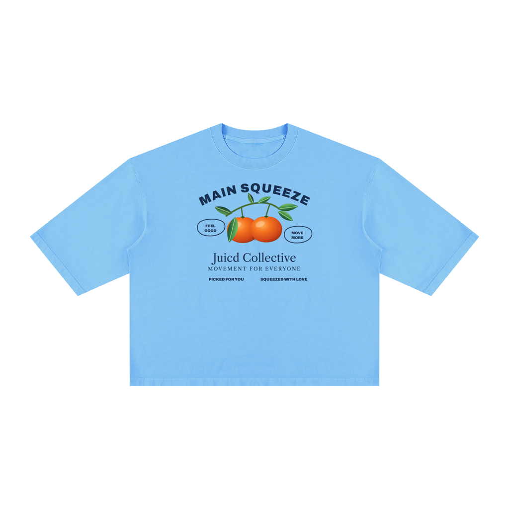 Main Squeeze Light: Unisex Vintage Wash Boxy T-Shirt