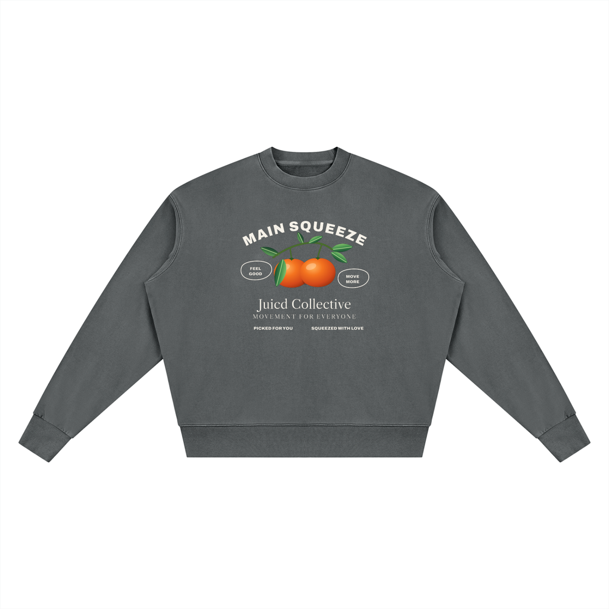 Feel Good Move More Vintage Wash Crewneck Sweatshirt