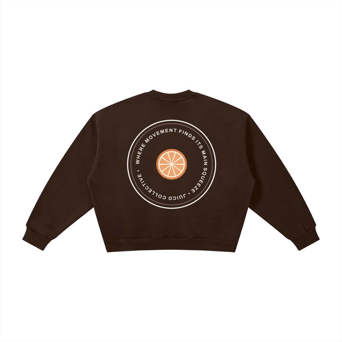 Wanna be my main squeeze white text: Boxy Fleece Crewneck Sweatshirt