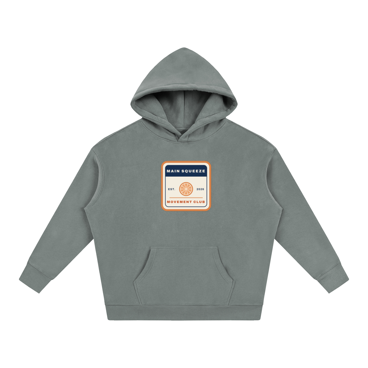 Main Squeeze Club Badge: Oversize Fleeced Hoodie