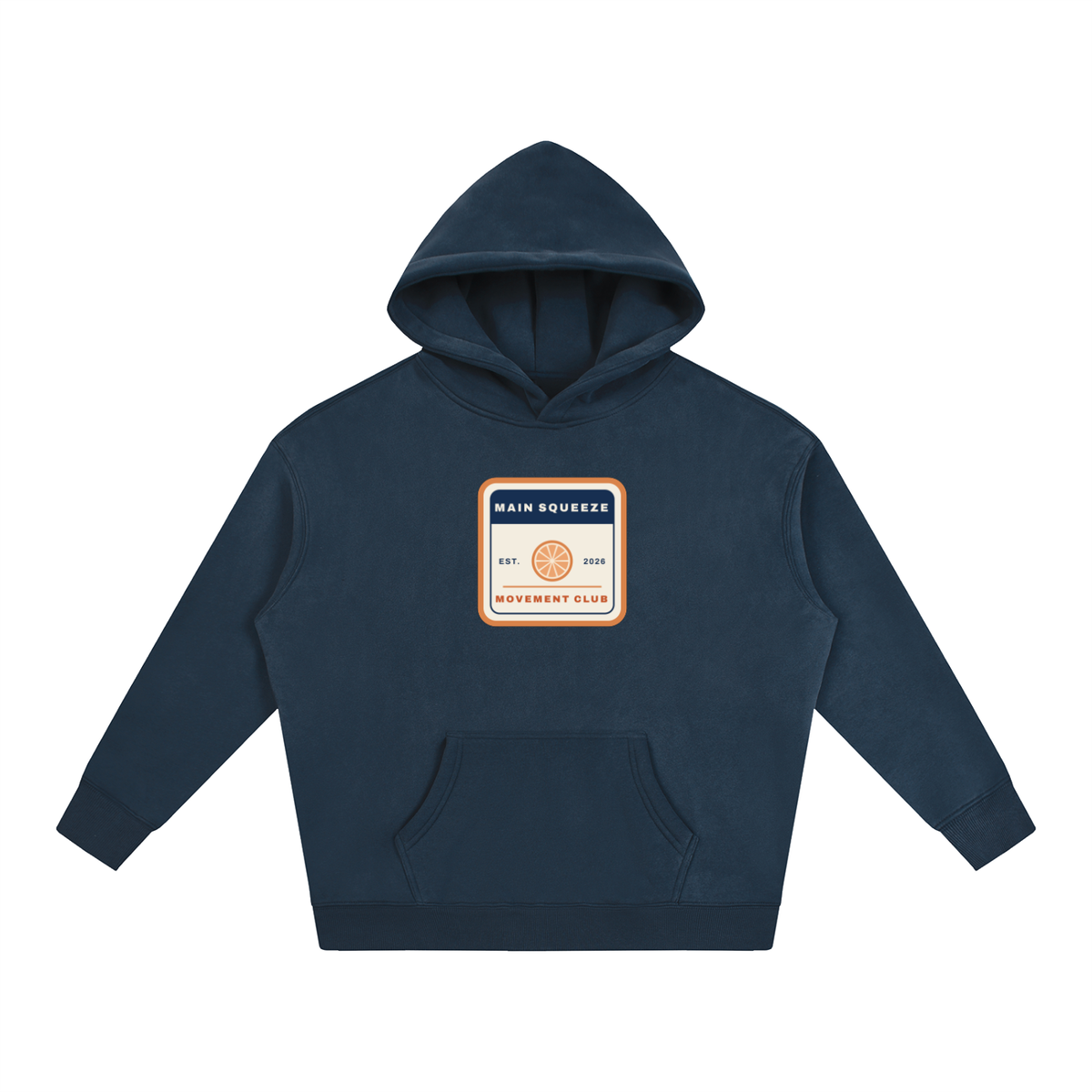 Main Squeeze Club Badge: Oversize Fleeced Hoodie