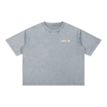 Main Squeeze Club: Mineral Wash Boxy Cotton T-Shirt