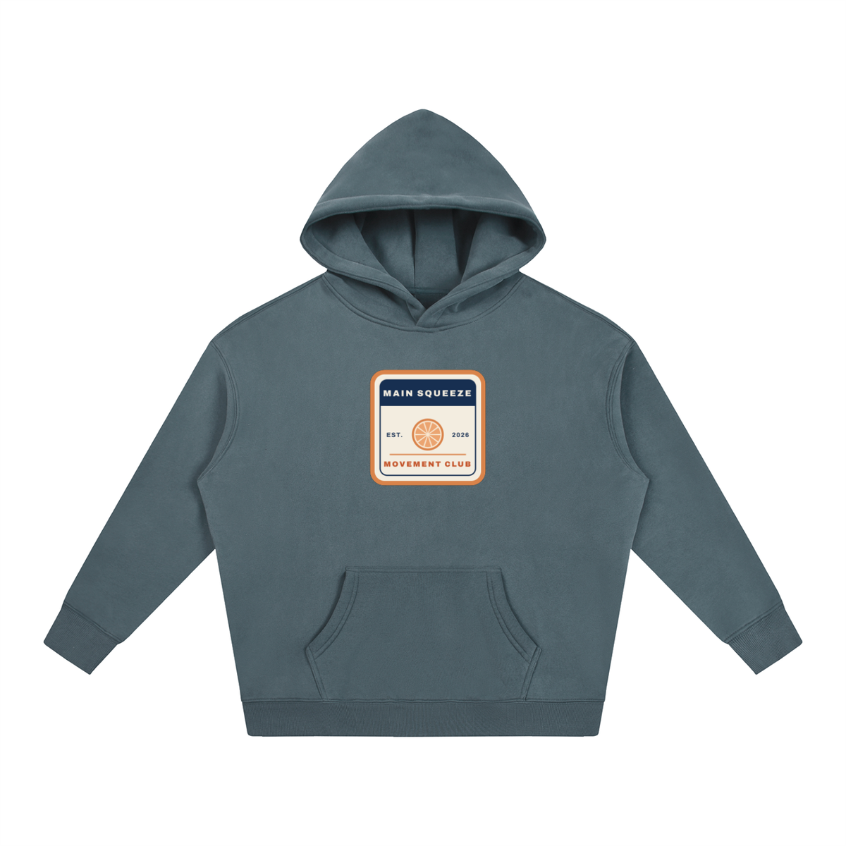 Main Squeeze Club Badge: Oversize Fleeced Hoodie
