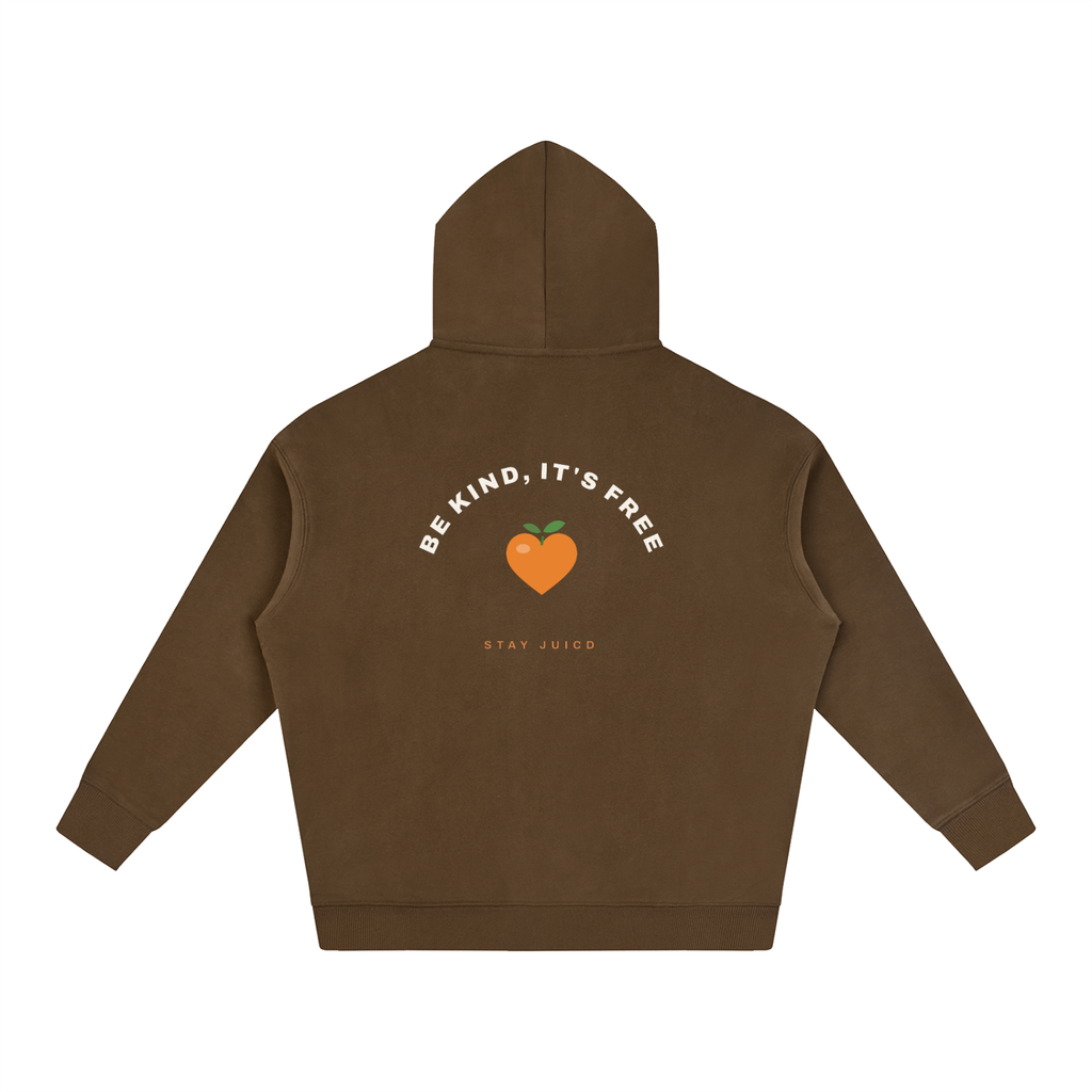 Be Kind, It's Free: Oversize Fleeced Hoodie