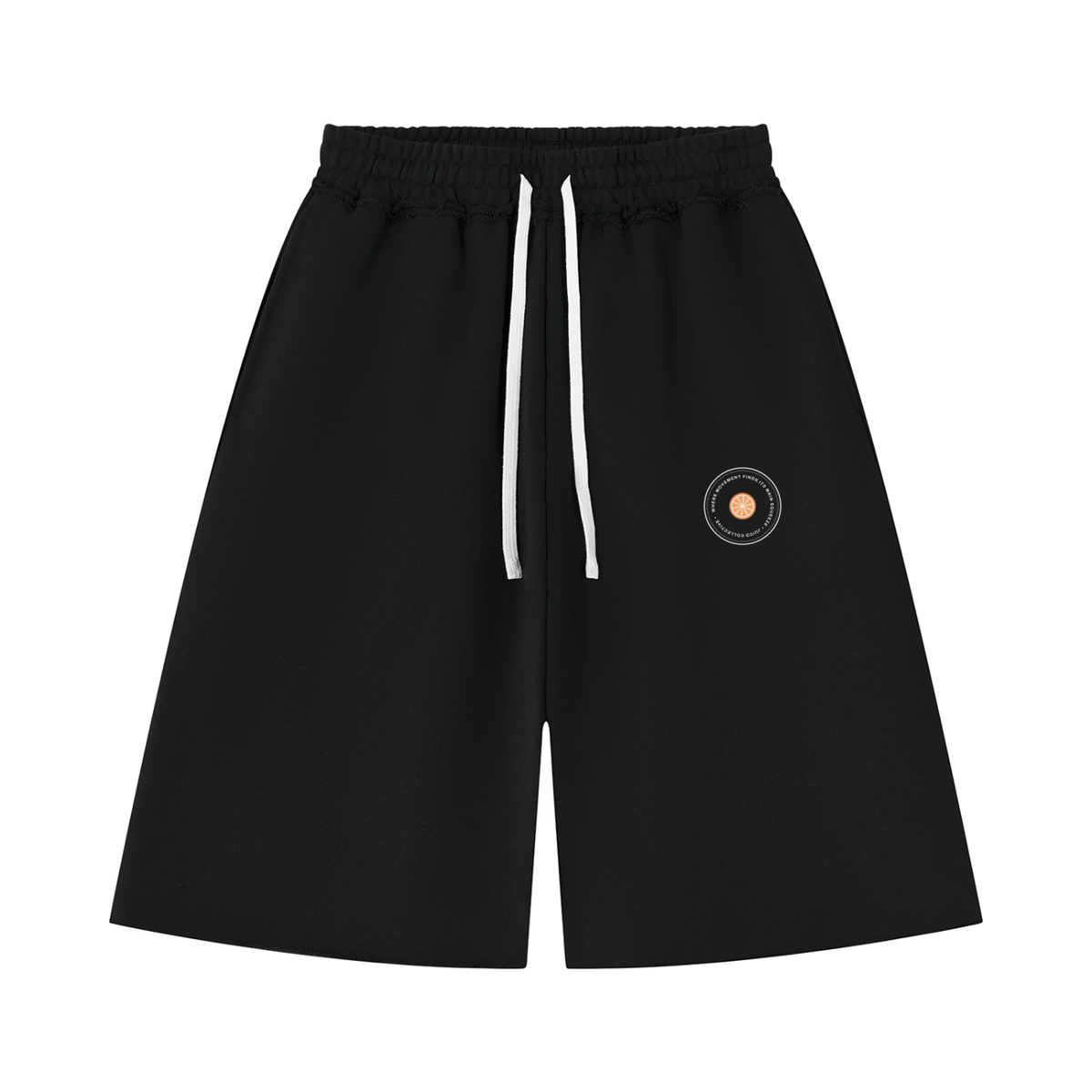 JUICD JORTS: Unisex Heavyweight Raw Edge Shorts