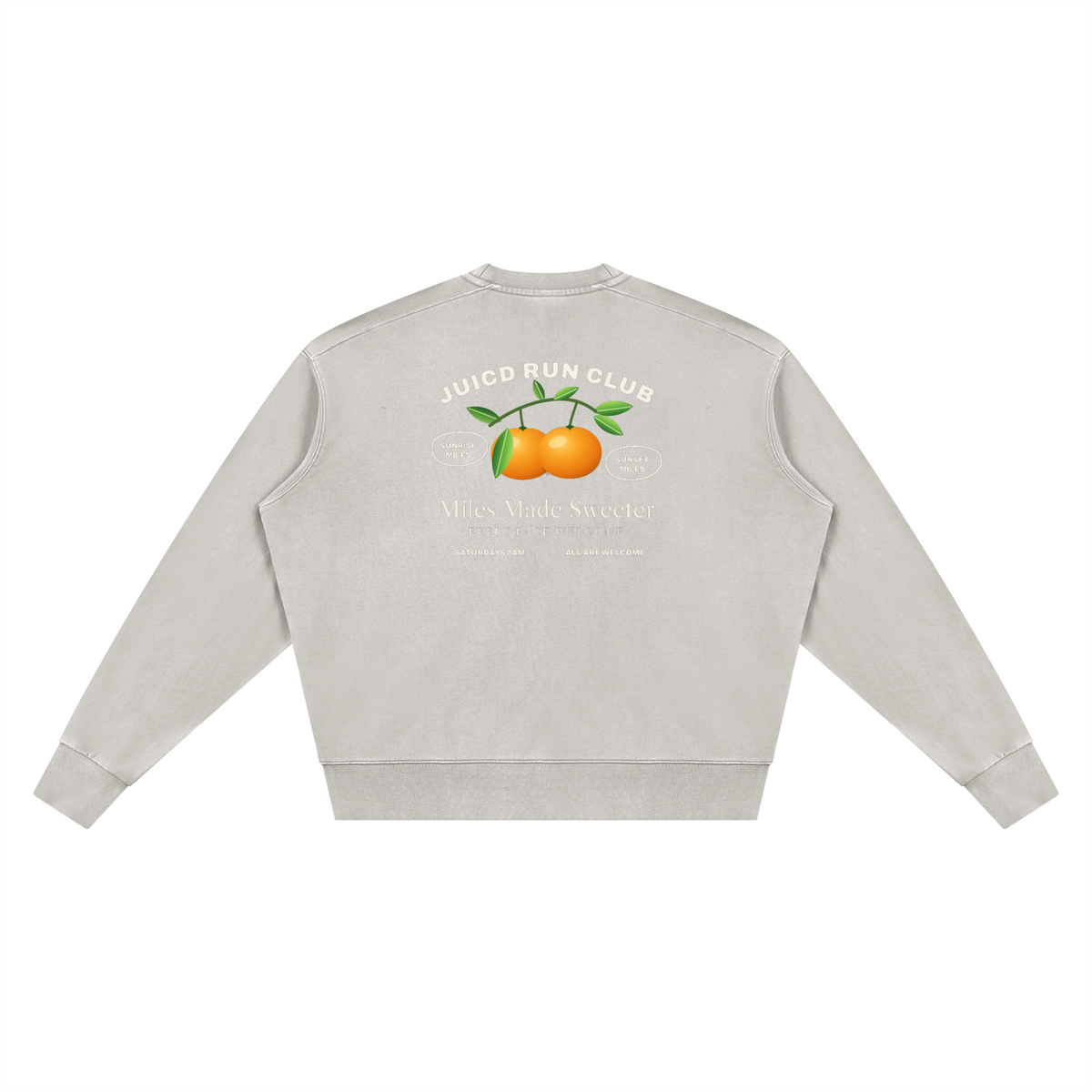 Main Squeeze Movement Club Badge Vintage Wash Crewneck
