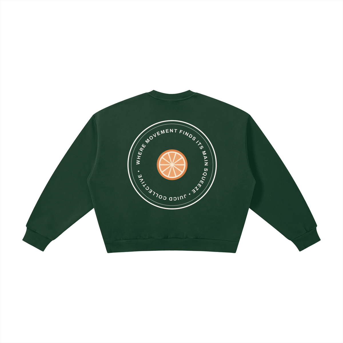 Wanna be my main squeeze white text: Boxy Fleece Crewneck Sweatshirt