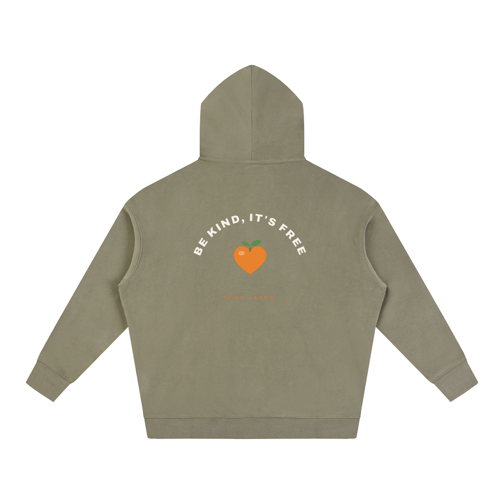 Be Kind, It's Free: Oversize Fleeced Hoodie