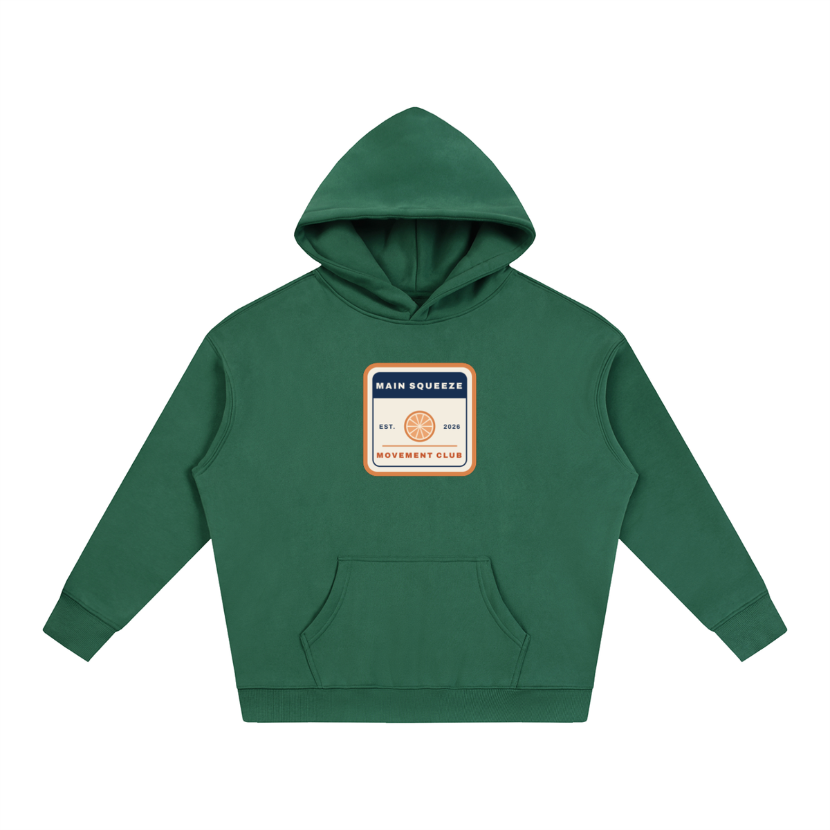 Main Squeeze Club Badge: Oversize Fleeced Hoodie