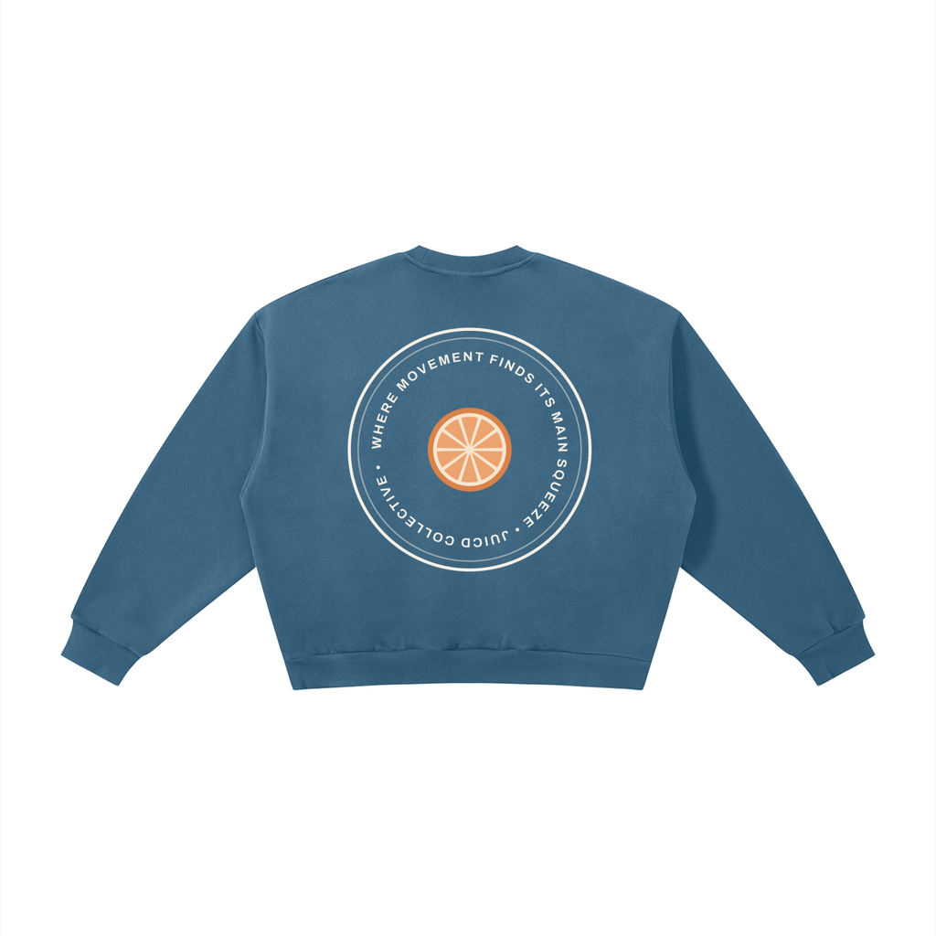Wanna be my main squeeze white text: Boxy Fleece Crewneck Sweatshirt