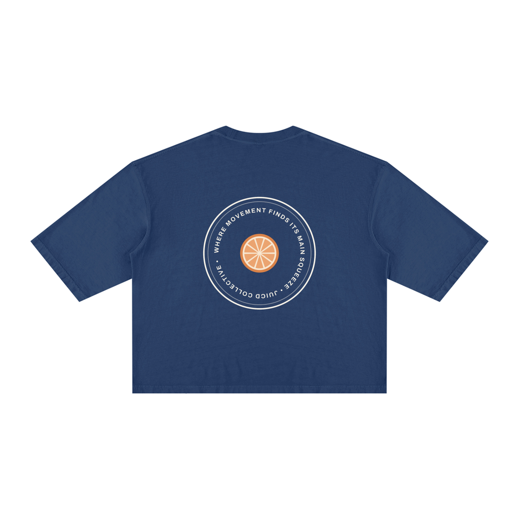 Main Squeeze Dark: Unisex Vintage Wash Boxy T-Shirt