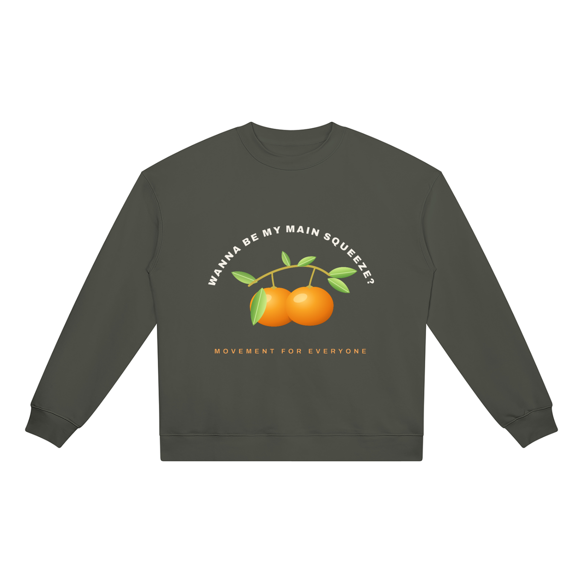 BE MY MAIN SQUEEZE DARK: Unisex Heavyweight Crewneck Sweatshirt