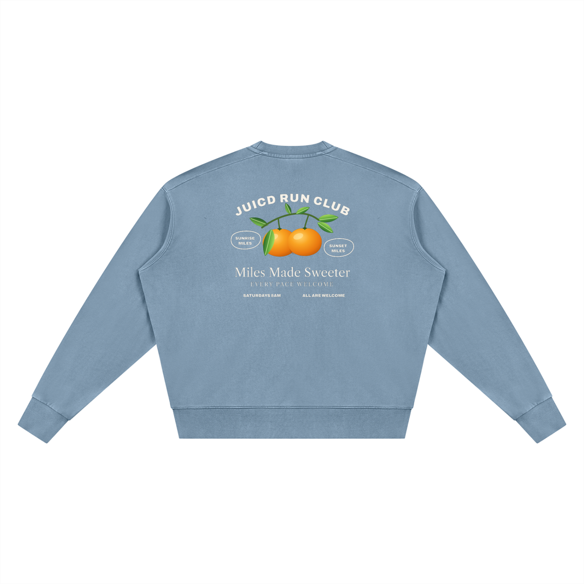 Main Squeeze Movement Club Badge Vintage Wash Crewneck