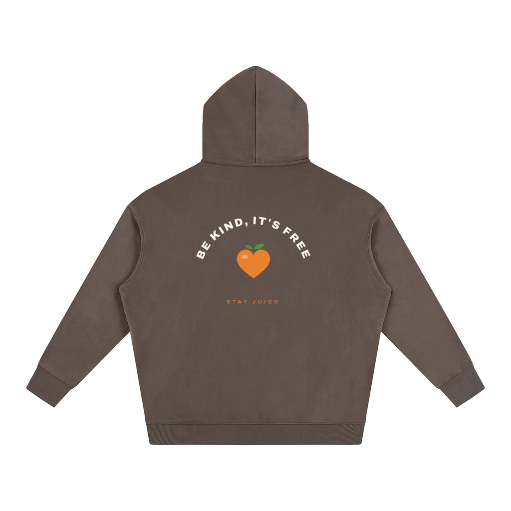 Be Kind, It's Free: Oversize Fleeced Hoodie