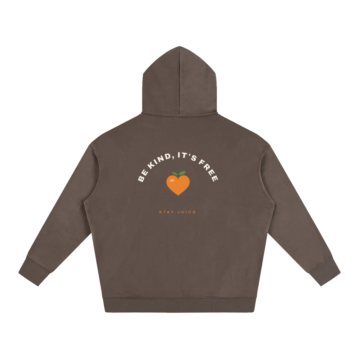 Be Kind, It's Free: Oversize Fleeced Hoodie