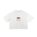 Main Squeeze Badge: Frayed Boxy Tee