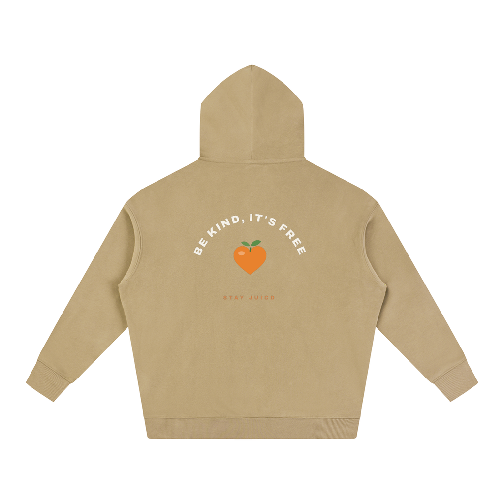 Be Kind, It's Free: Oversize Fleeced Hoodie