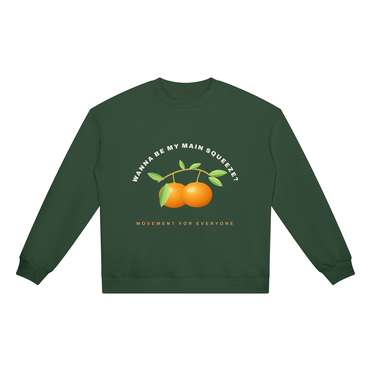 BE MY MAIN SQUEEZE DARK: Unisex Heavyweight Crewneck Sweatshirt