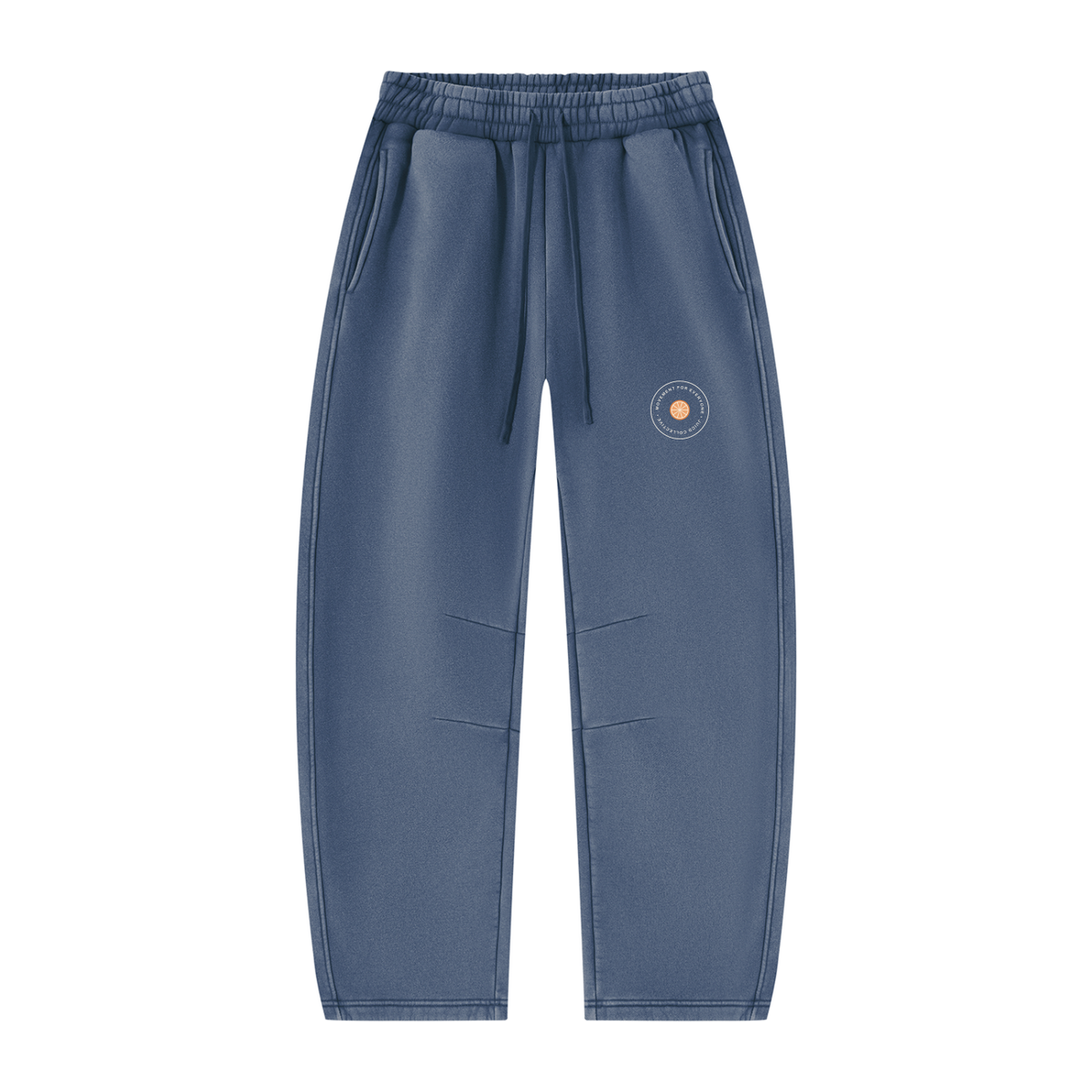 Main Squeeze Seal- Unisex Vintage Wash Barrel Leg Fleece Sweatpants