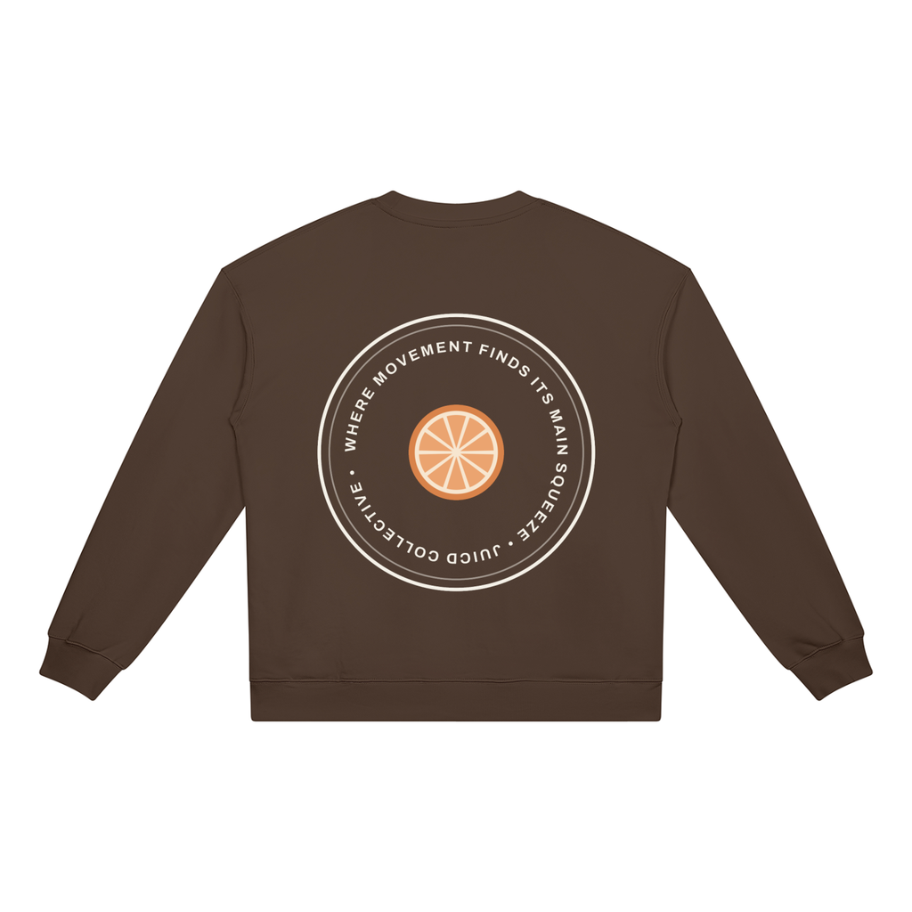 BE MY MAIN SQUEEZE DARK: Unisex Heavyweight Crewneck Sweatshirt