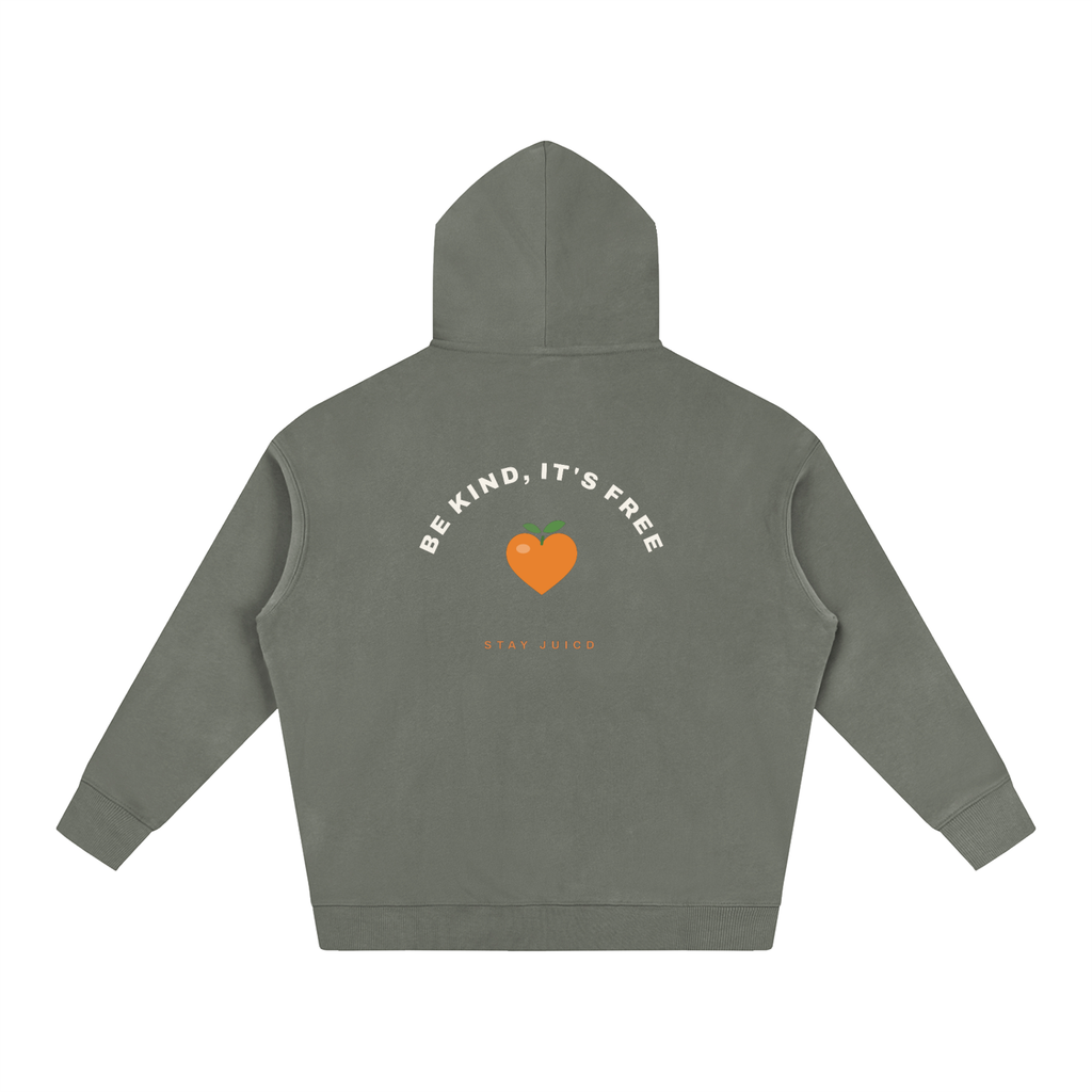 Be Kind, It's Free: Oversize Fleeced Hoodie