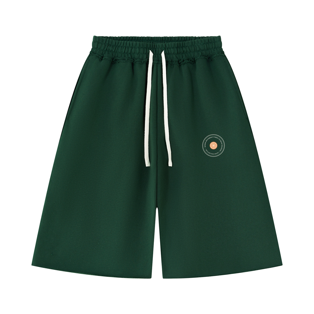 JUICD JORTS: Unisex Heavyweight Raw Edge Shorts