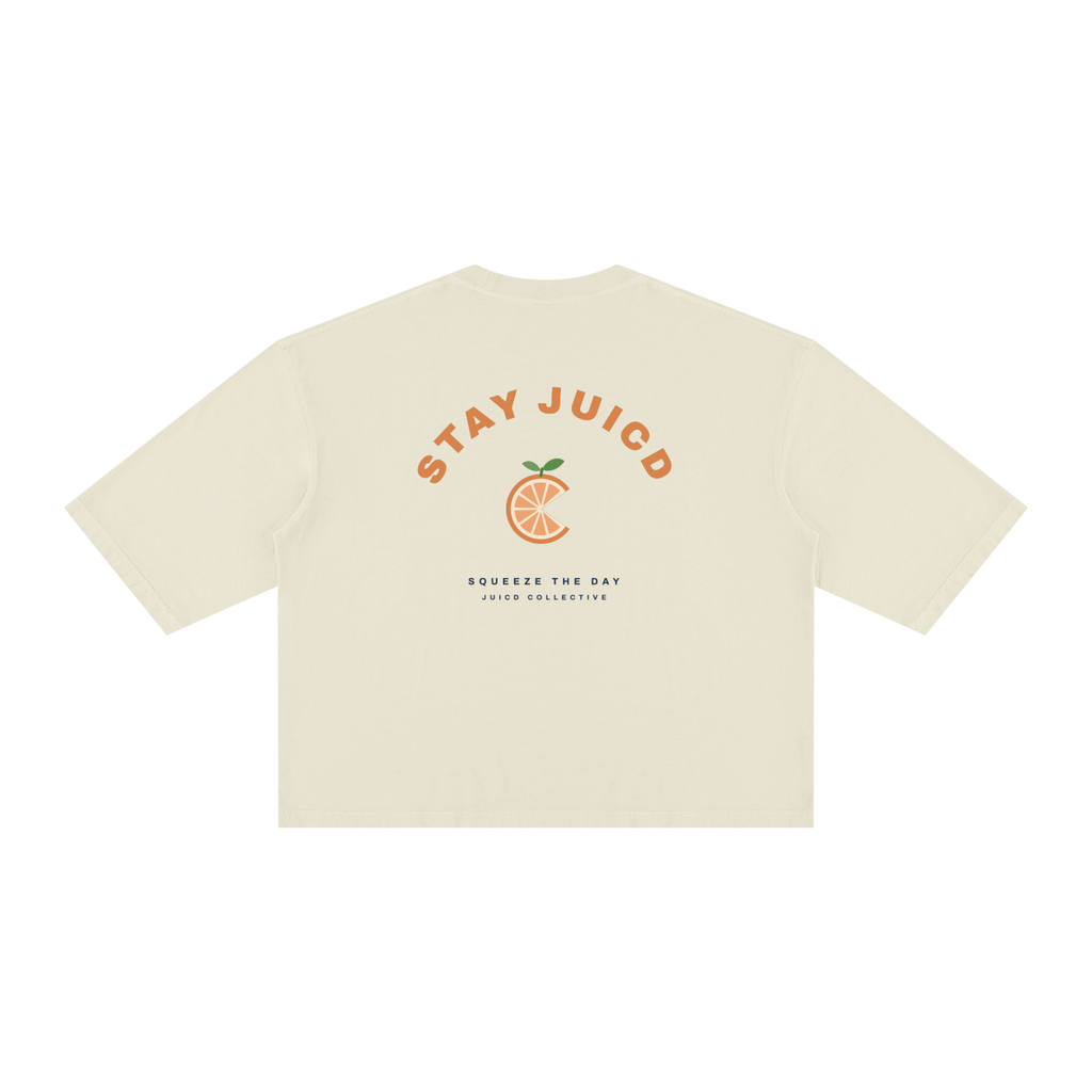 Main Squeeze Light: Unisex Vintage Wash Boxy T-Shirt