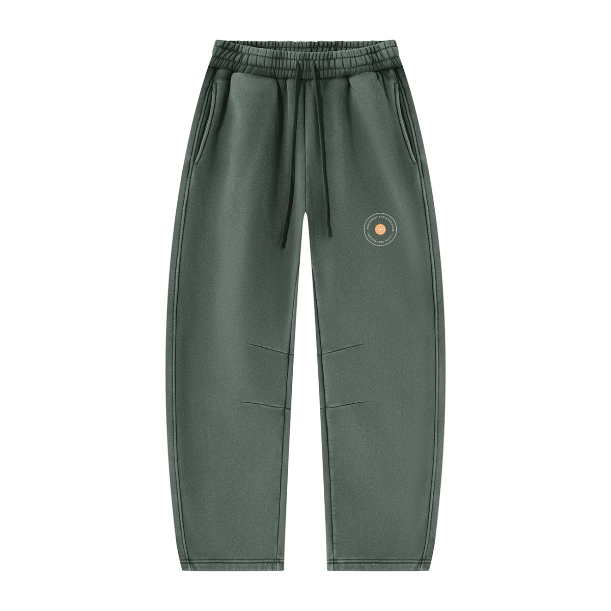 Main Squeeze Seal- Unisex Vintage Wash Barrel Leg Fleece Sweatpants