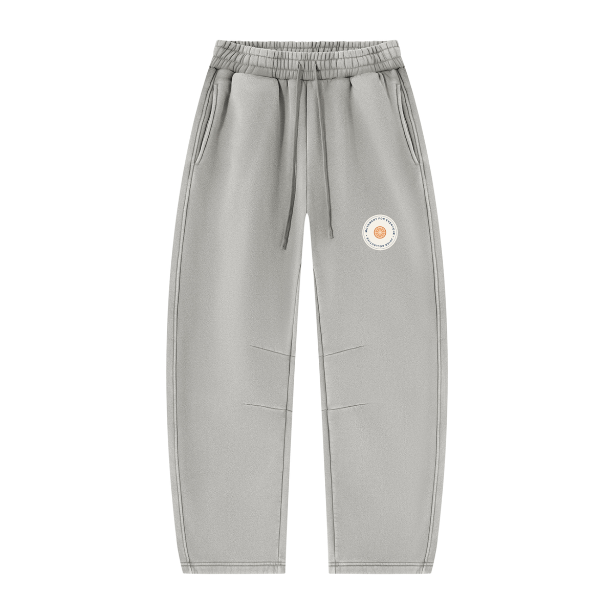 Unisex Vintage Wash Barrel Leg Fleece Sweatpants