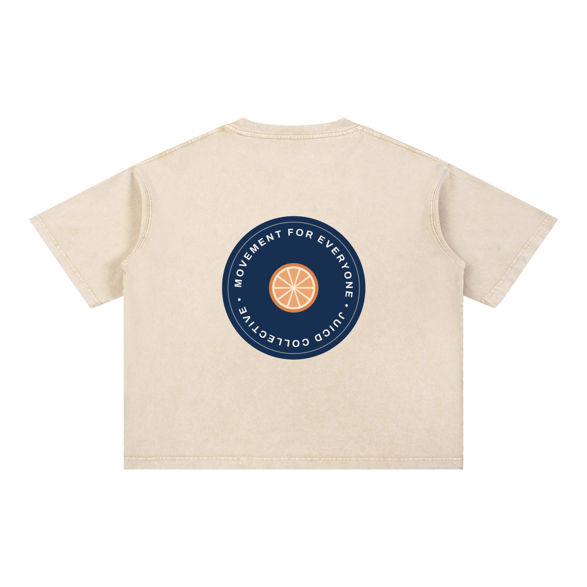 MINIMALIST JUICD LIGHT: Mineral Wash Boxy Cotton T-Shirt
