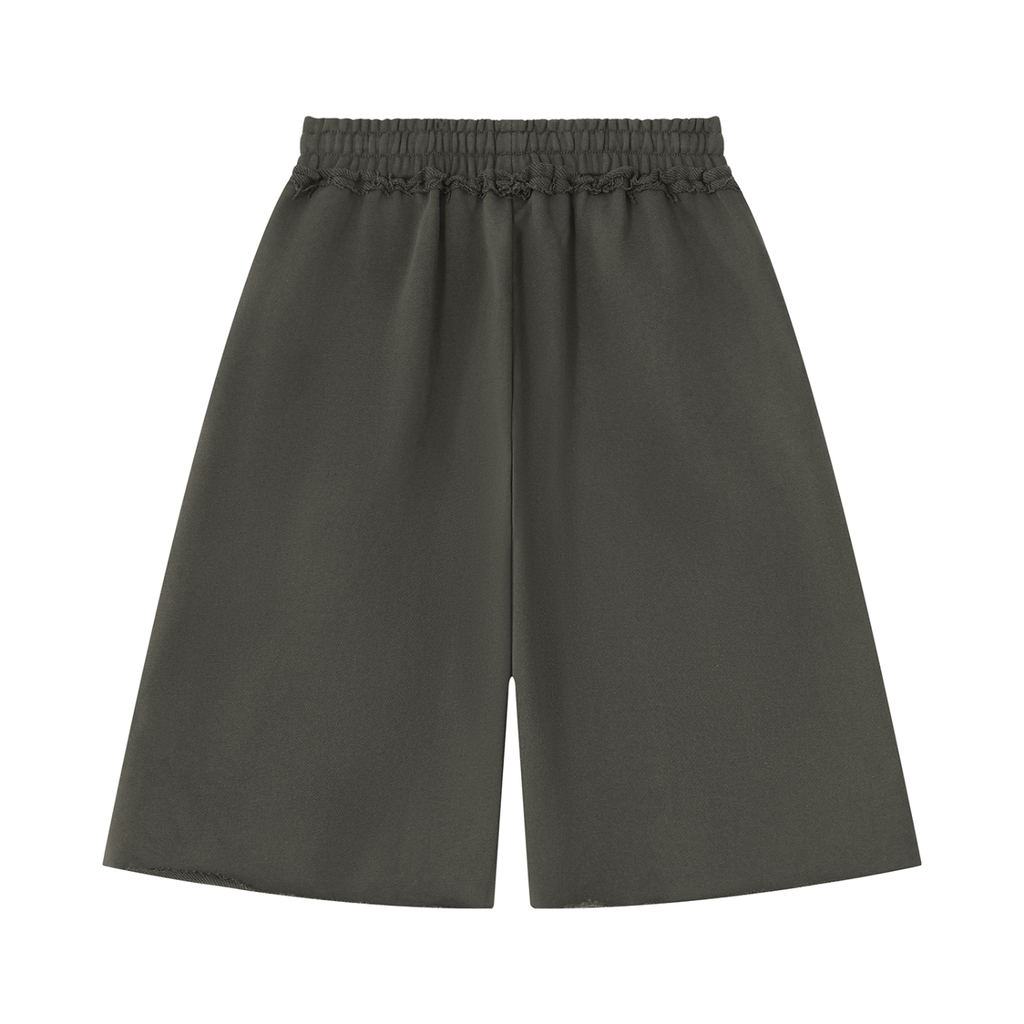 JUICD JORTS: Unisex Heavyweight Raw Edge Shorts