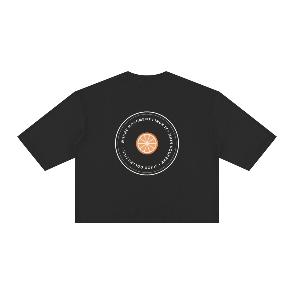 Main Squeeze Dark: Unisex Vintage Wash Boxy T-Shirt