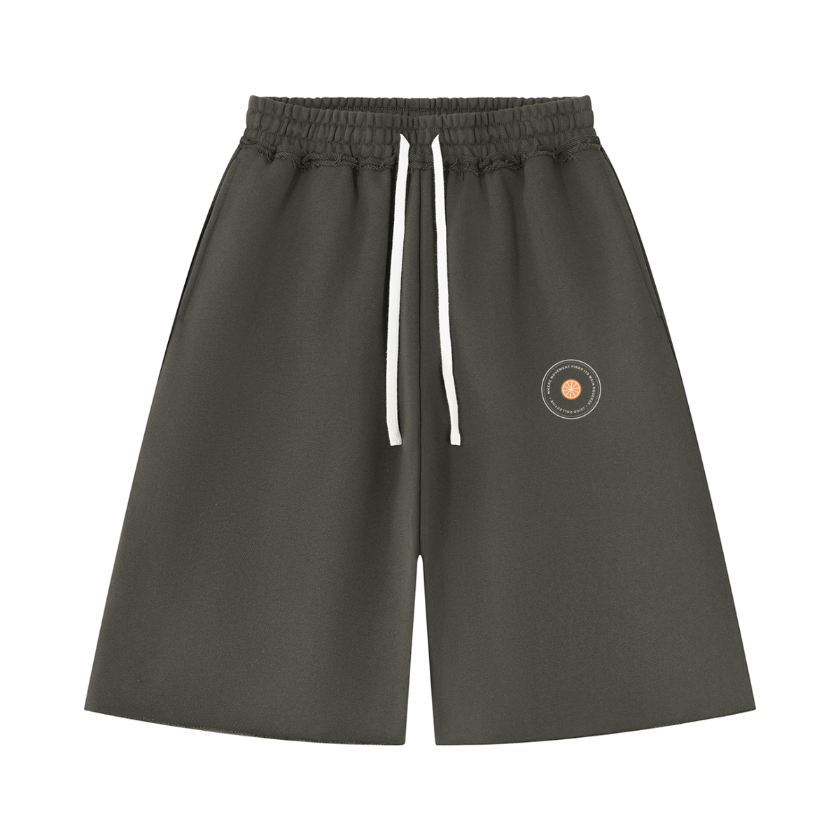 JUICD JORTS: Unisex Heavyweight Raw Edge Shorts