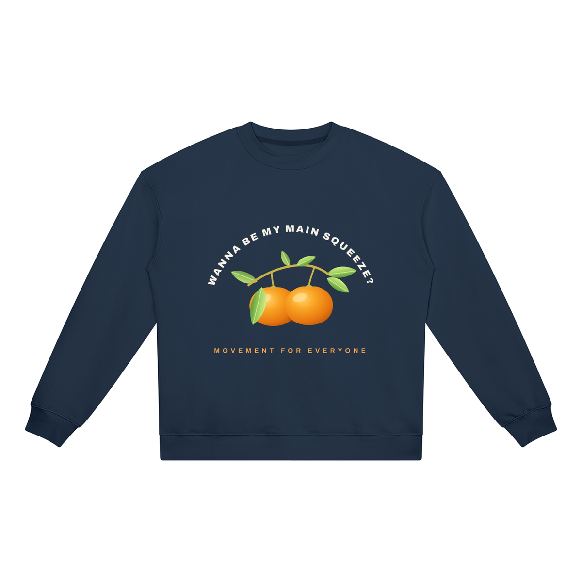 BE MY MAIN SQUEEZE DARK: Unisex Heavyweight Crewneck Sweatshirt