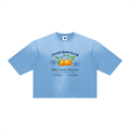 JUICD RUN CLUB LIGHT: Unisex Vintage Wash Sunfade Boxy T-Shirt