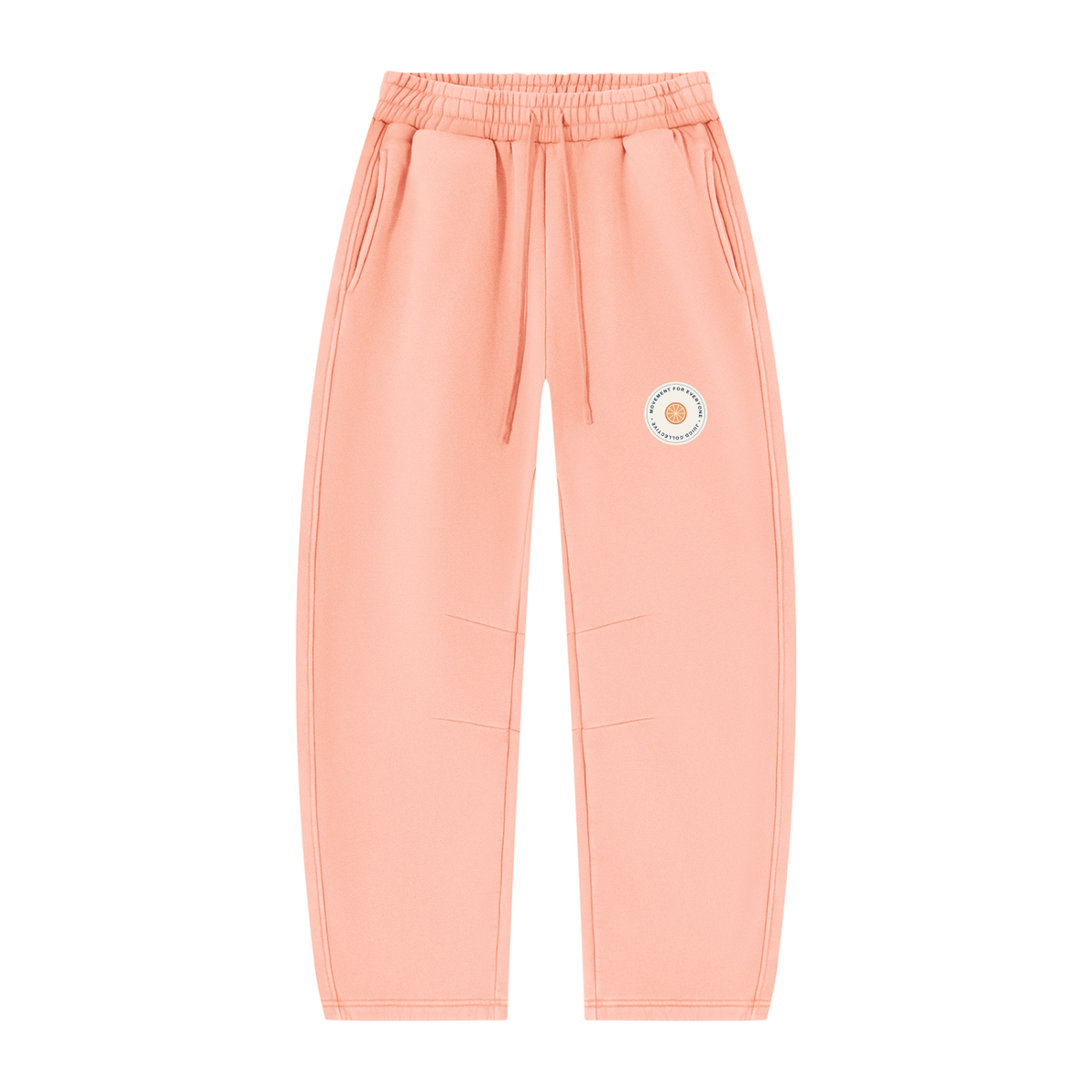 Unisex Vintage Wash Barrel Leg Fleece Sweatpants