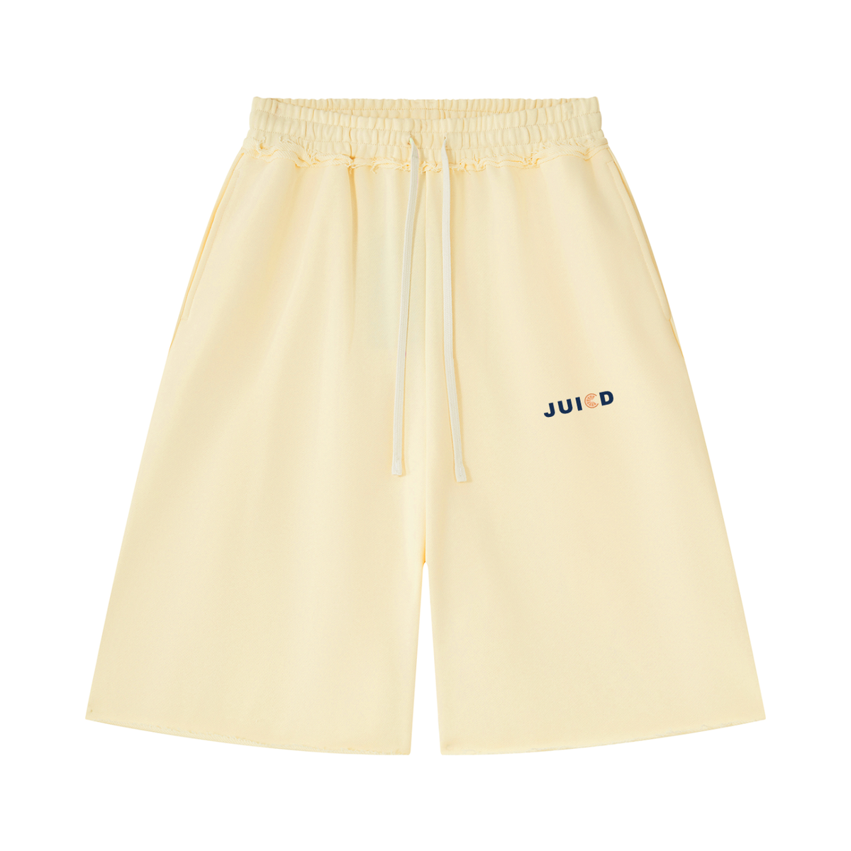 JUICD JORTS: Unisex Heavyweight Raw Edge Shorts