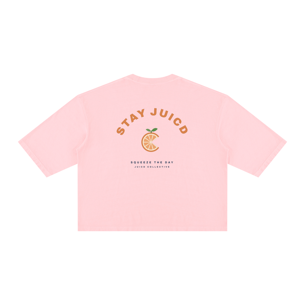 Main Squeeze Light: Unisex Vintage Wash Boxy T-Shirt