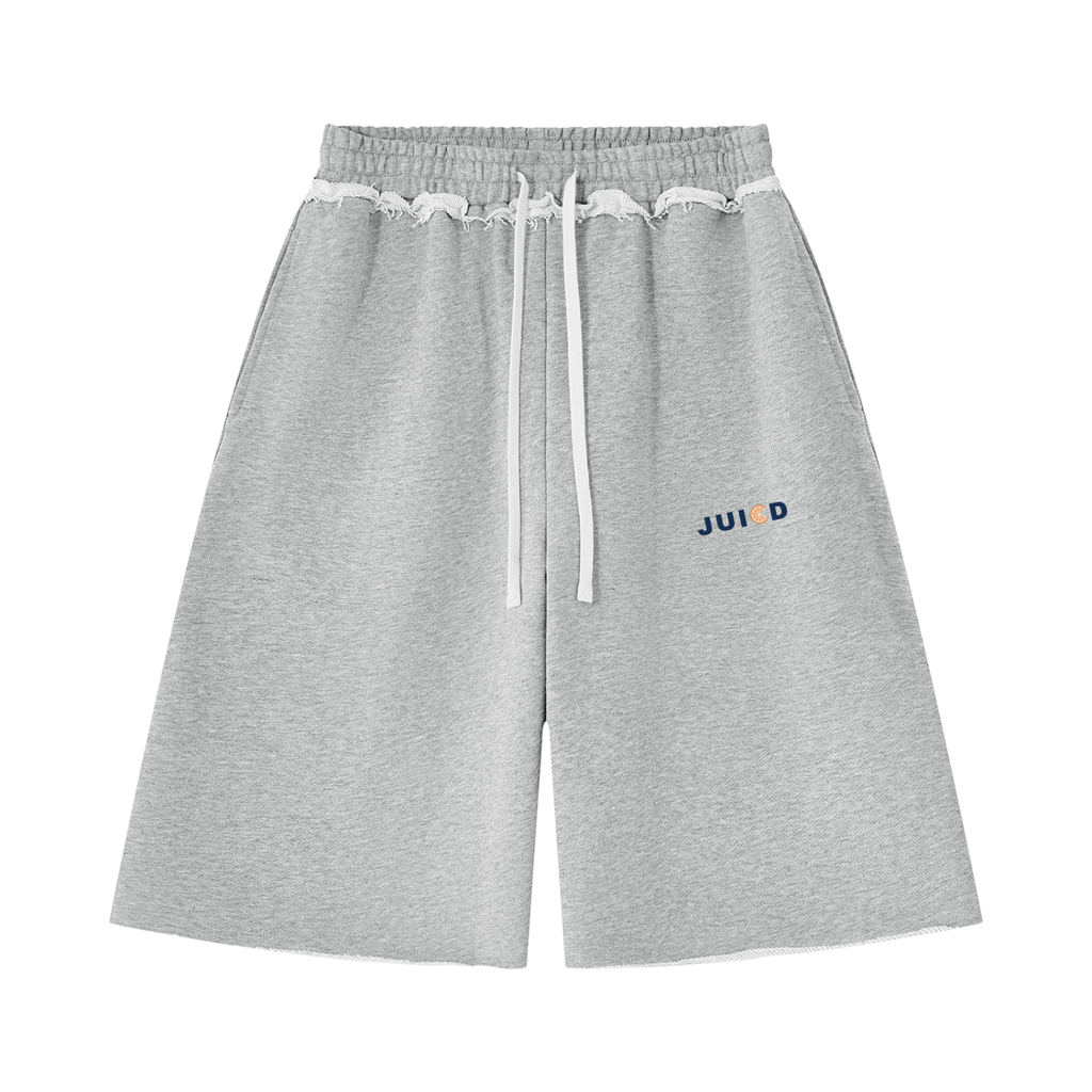 JUICD JORTS: Unisex Heavyweight Raw Edge Shorts