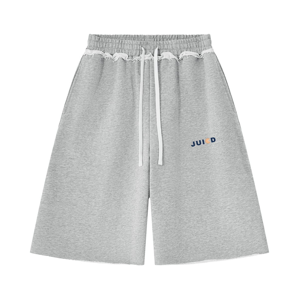 JUICD JORTS: Unisex Heavyweight Raw Edge Shorts
