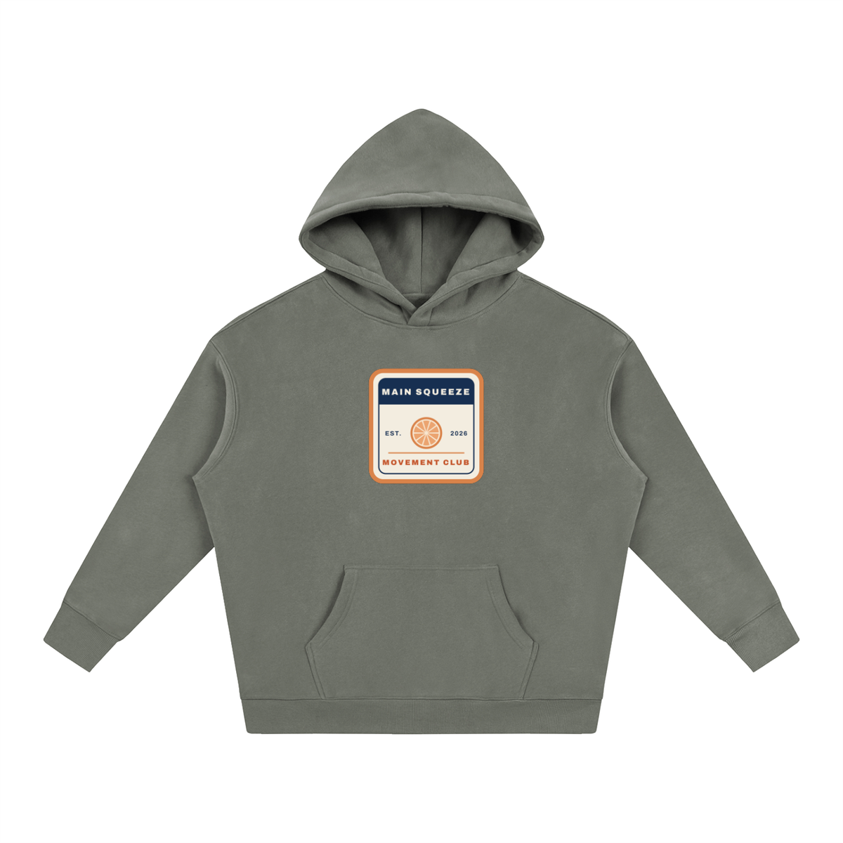 Main Squeeze Club Badge: Oversize Fleeced Hoodie