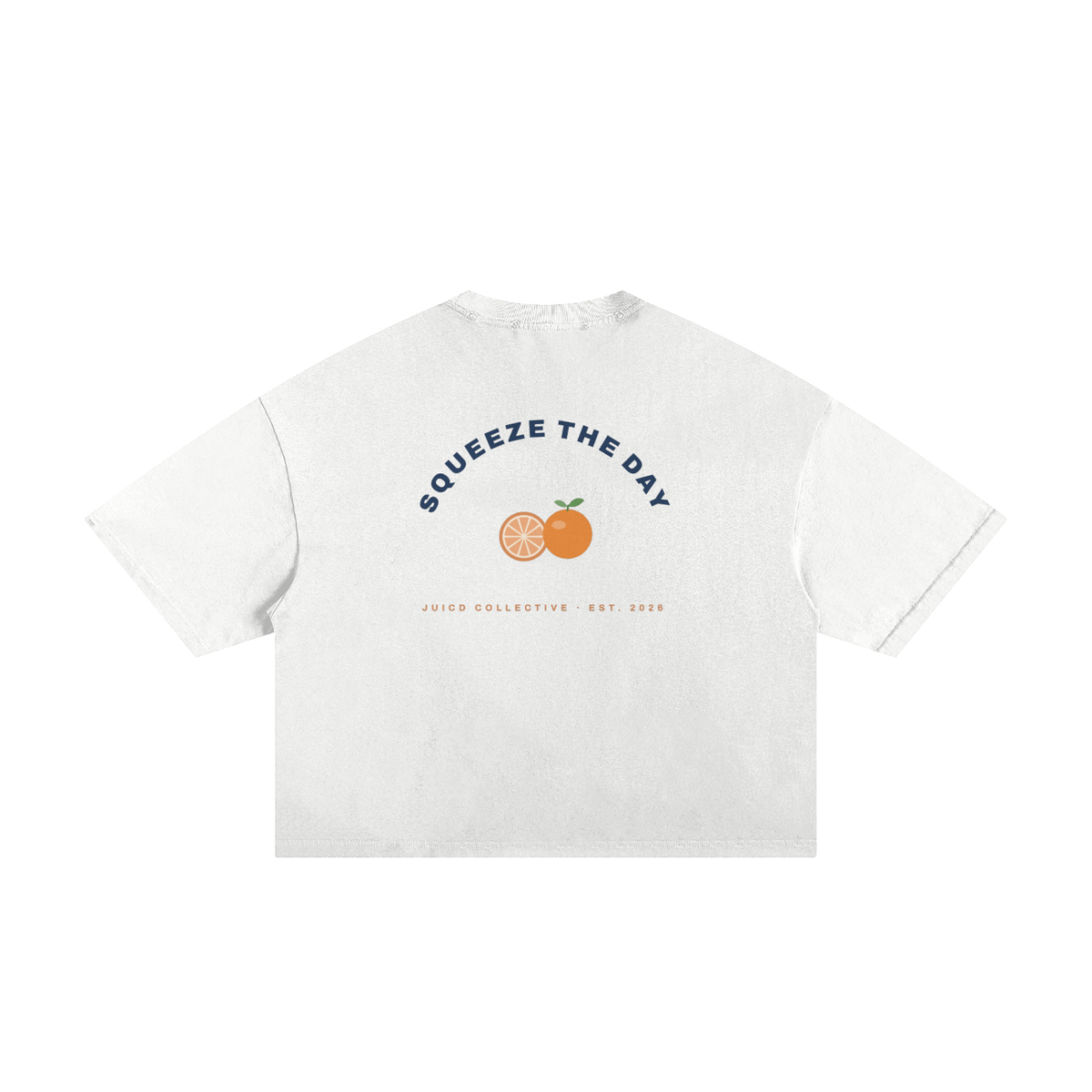 Main Squeeze Badge: Frayed Boxy Tee