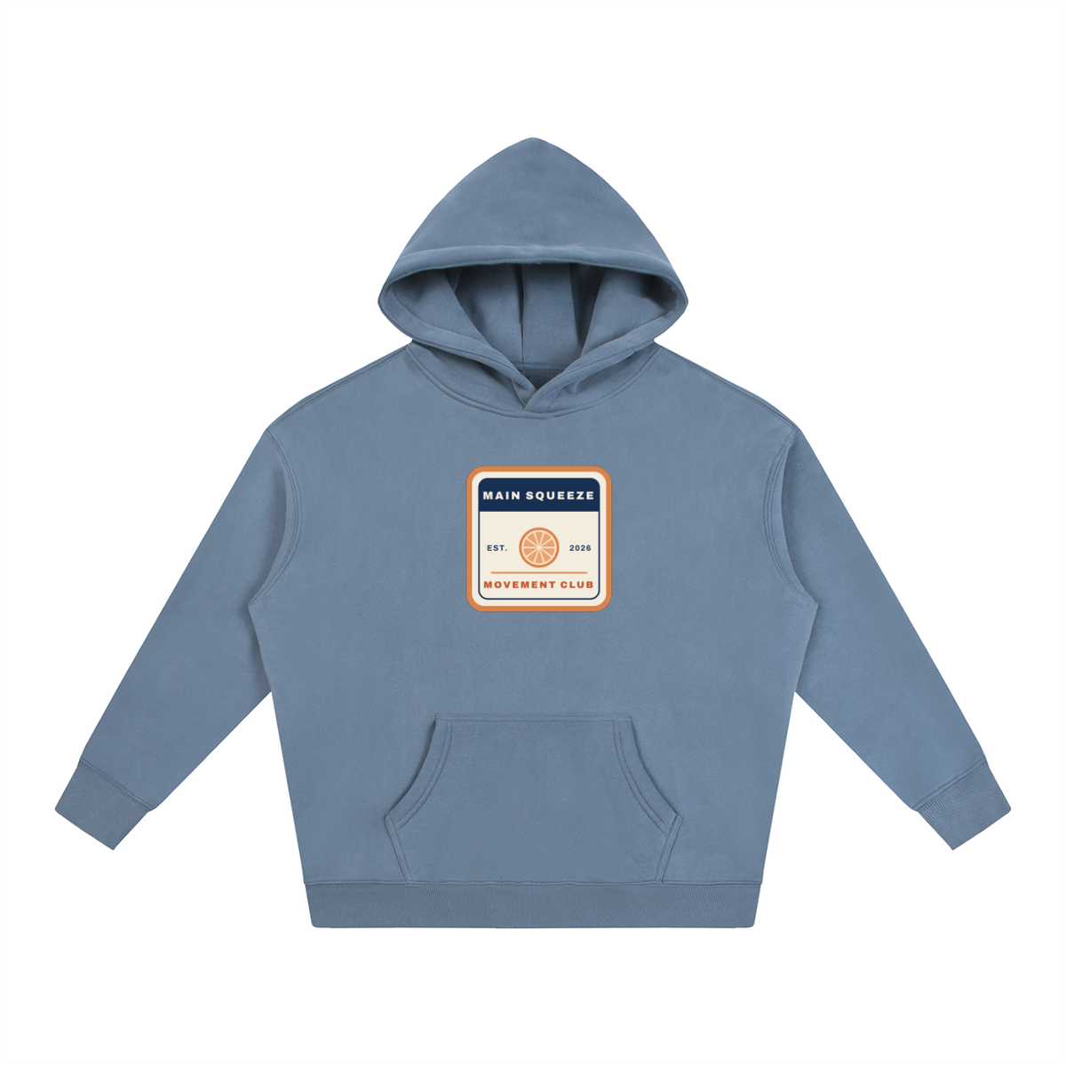 Main Squeeze Club Badge: Oversize Fleeced Hoodie