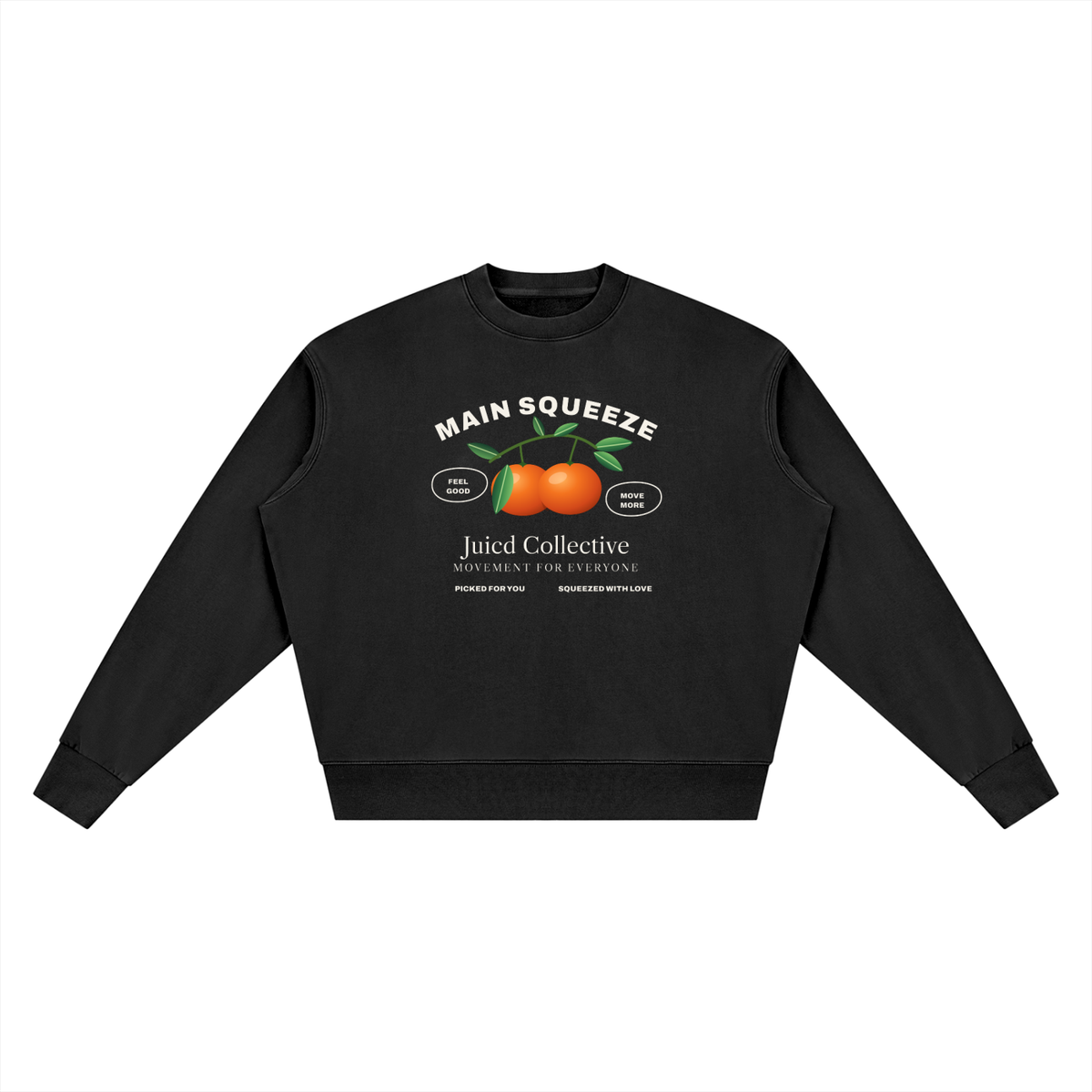 Feel Good Move More Vintage Wash Crewneck Sweatshirt