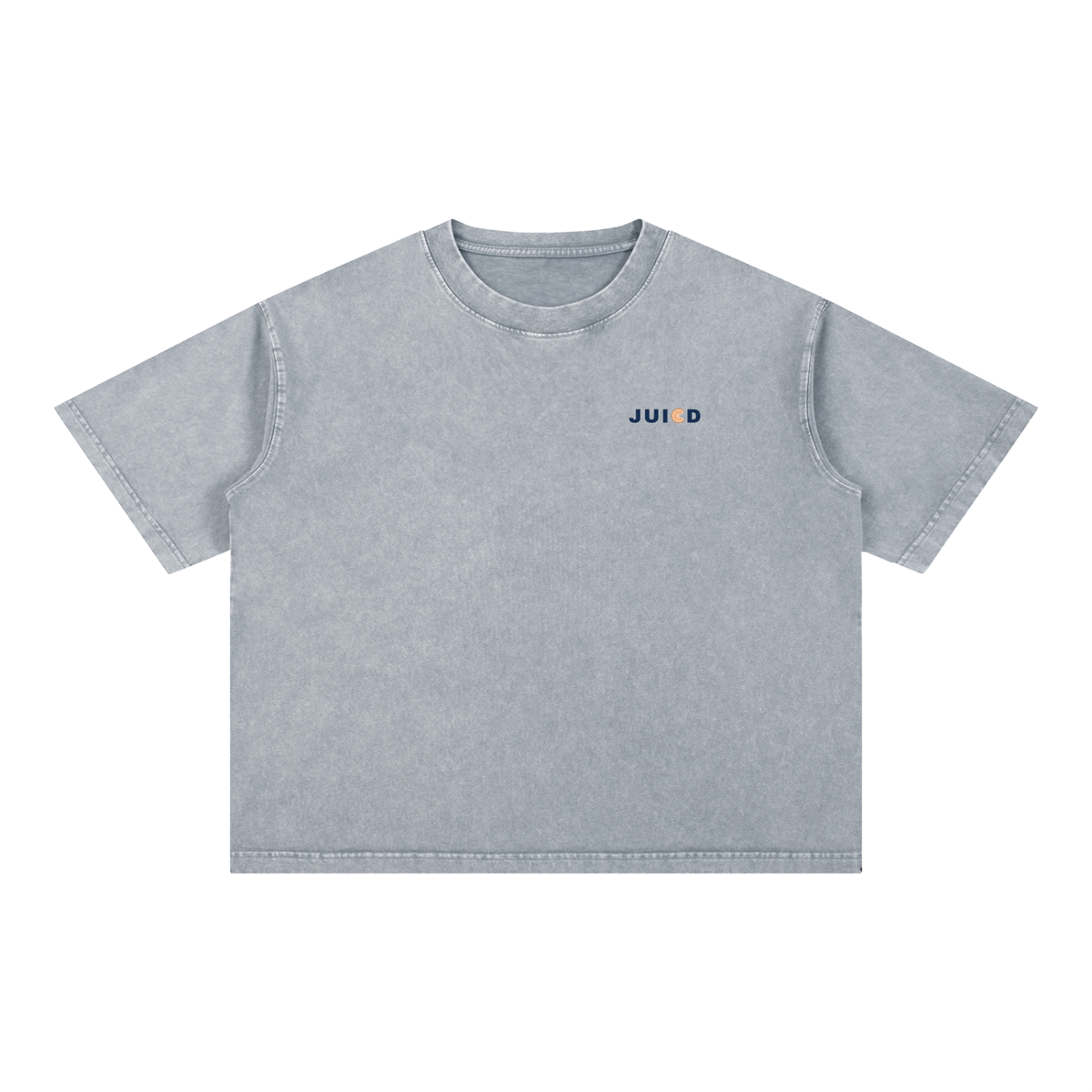 MINIMALIST JUICD LIGHT: Mineral Wash Boxy Cotton T-Shirt