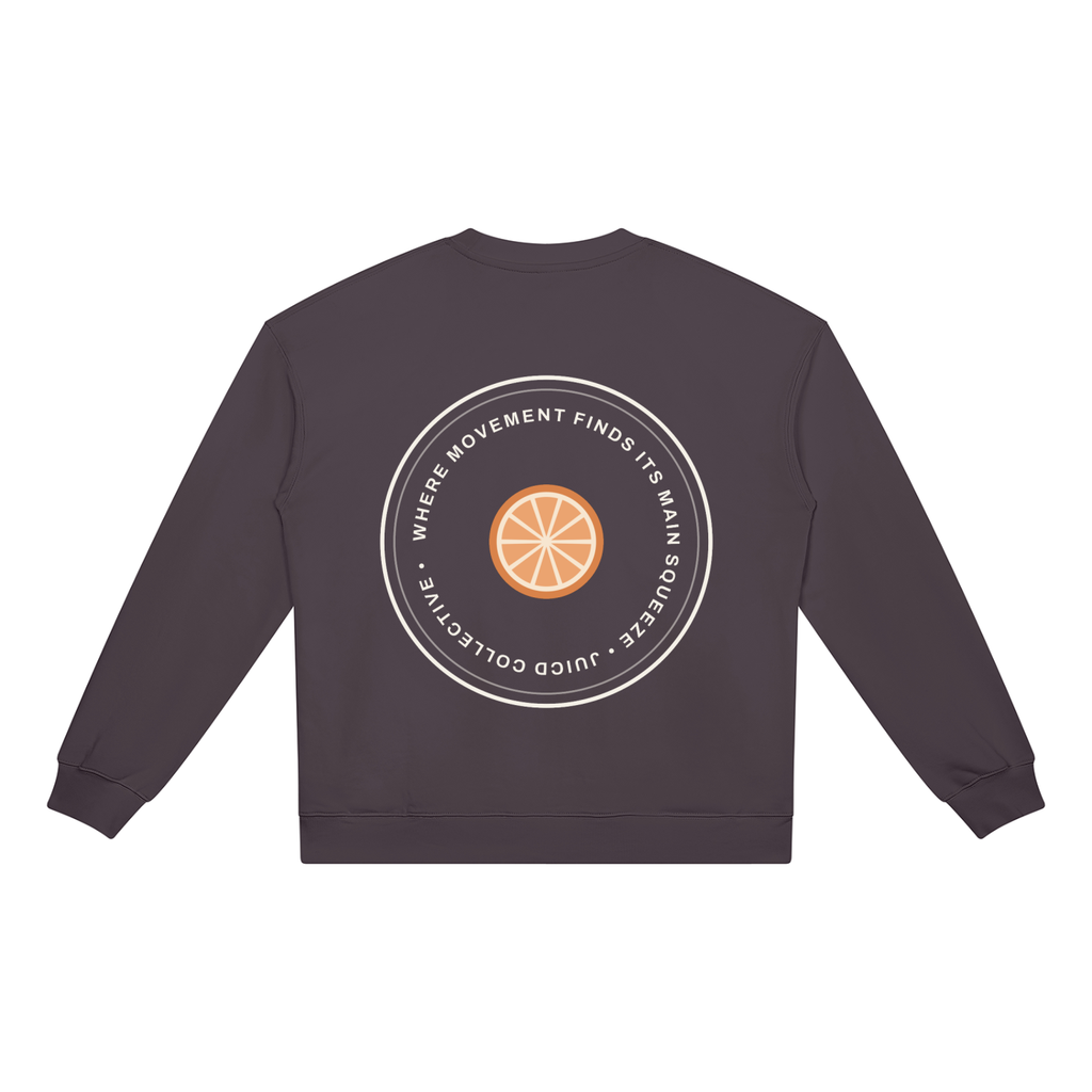BE MY MAIN SQUEEZE DARK: Unisex Heavyweight Crewneck Sweatshirt