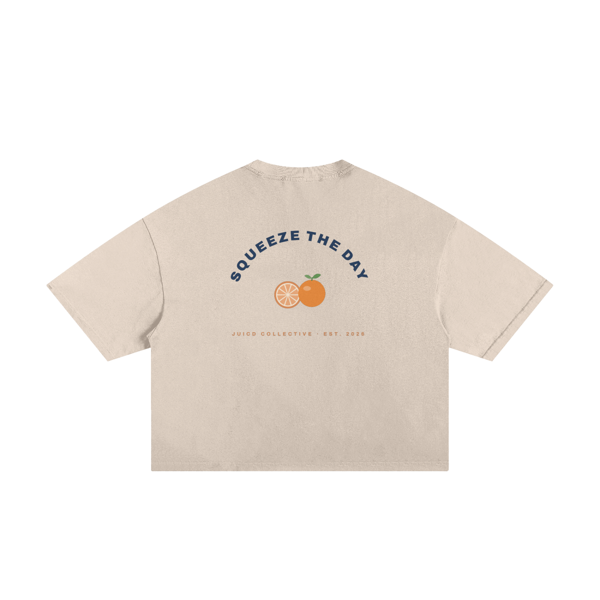 Main Squeeze Badge: Frayed Boxy Tee