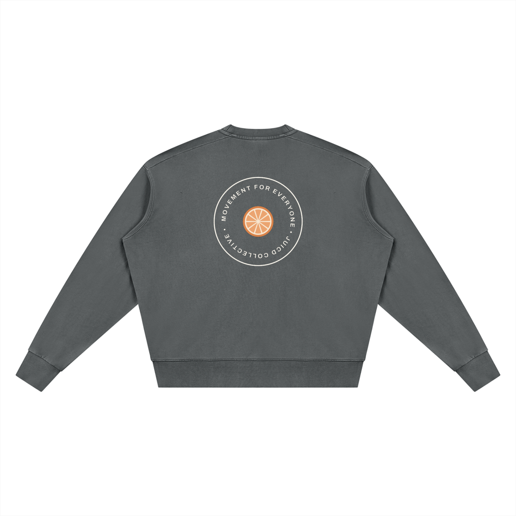 Feel Good Move More Vintage Wash Crewneck Sweatshirt